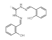 Carbonothioicdihydrazide, 2,2'-bis[(2-hydroxyphenyl)methylene]- picture