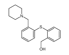 [2-[2-(piperidin-1-ylmethyl)phenyl]sulfanylphenyl]methanol Structure