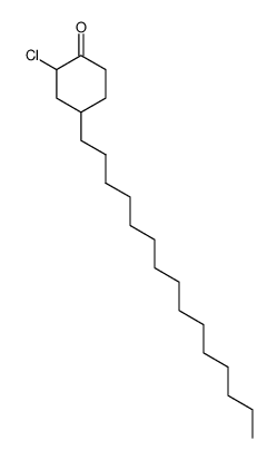 2-Chlor-4-pentadecylcyclohexanon Structure