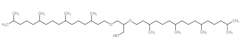 2,3-bis(3,7,11,15-tetramethylhexadecoxy)propan-1-ol Structure