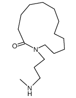 1-[3-(Methylamino)propyl]azacyclotridecan-2-one Structure