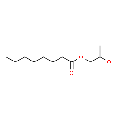 PROPYLENE GLYCOL CAPRYLATE Structure