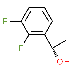 Benzenemethanol, 2,3-difluoro-alpha-methyl-, (alphaS)- (9CI)结构式