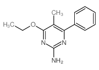 2-Pyrimidinamine,4-ethoxy-5-methyl-6-phenyl- structure