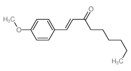 1-Nonen-3-one,1-(4-methoxyphenyl)-, (E)- (9CI) structure