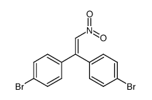 2,2-bis-(p-bromophenyl)-1-nitroethylene Structure