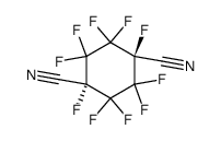 trans-decafluorocyclohexane-1,4-dicarbonitrile结构式