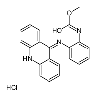 acridin-9-yl-[2-(methoxycarbonylamino)phenyl]azanium,chloride Structure