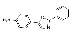 4-(2-phenyl-1,3-oxazol-5-yl)aniline结构式