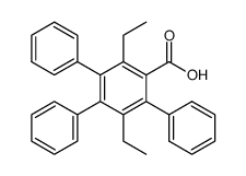 3',6'-diethyl-5'-phenyl-[1,1':2',1''-terphenyl]-4'-carboxylic acid Structure