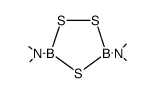 3,5-bis(dimethylamino)-1,2,4,3,5-trithiaborolane Structure