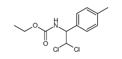 ethyl (2,2-dichloro-1-(p-tolyl)ethyl)carbamate Structure