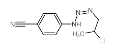 Benzonitrile,4-[3-(2-chloropropyl)-2-triazen-1-yl]-结构式