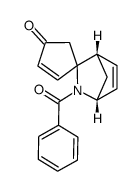 (1S,4R)-3-benzoyl-3-azaspiro[bicyclo[2.2.1]heptane-2,1'-cyclopentane]-2',5-dien-4'-one Structure