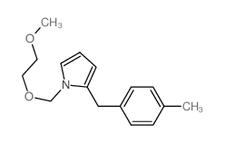 1-(2-methoxyethoxymethyl)-2-[(4-methylphenyl)methyl]pyrrole结构式