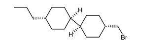 4'-Bromomethyl-4-propyl-bicyclohexyl Structure