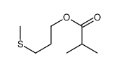 3-(methylthio)propyl isobutyrate结构式