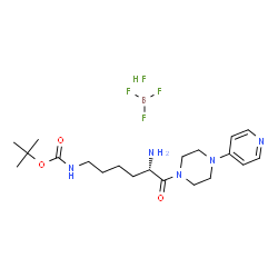 (S)-(5-氨基-6-氧代-6-(4-(吡啶-4-基)哌嗪-1-基)己基)氨基甲酸叔丁酯,四氟图片
