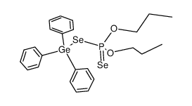 [Ph3Ge(η1-Se(Se)P(O-n-Pr)2)] Structure