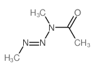 1,3-Dimethyl-3-acetyltriazene结构式