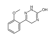 6-(2-methoxyphenyl)-4,5-dihydro-2H-1,2,4-triazin-3-one Structure