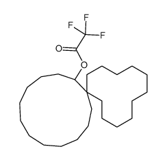 spiro[11.12]tetracosan-24-yl 2,2,2-trifluoroacetate结构式