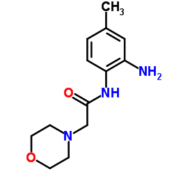 N-(2-Amino-4-methylphenyl)-2-(4-morpholinyl)acetamide Structure