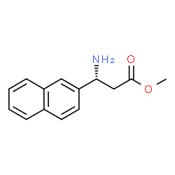 METHYL (3R)-3-AMINO-3-(2-NAPHTHYL)PROPANOATE结构式