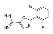 5-(2,6-dibromophenyl)furan-2-carboximidamide Structure