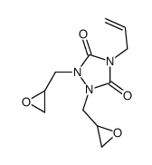 1,2-bis(oxiran-2-ylmethyl)-4-prop-2-enyl-1,2,4-triazolidine-3,5-dione Structure