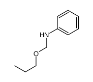 N-(propoxymethyl)aniline Structure