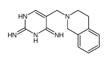 5-(3,4-dihydro-1H-isoquinolin-2-ylmethyl)pyrimidine-2,4-diamine Structure