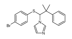 1-[1-(4-bromophenyl)sulfanyl-2-methyl-2-phenylpropyl]imidazole Structure