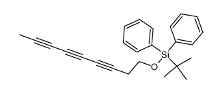 1-(tert-butyldiphenylsilanyloxy)-3,5,7-nonatriyne Structure