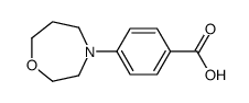 4-(1,4-oxazepan-4-yl)benzoic acid Structure