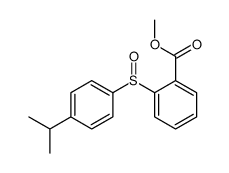 methyl 2-(4-propan-2-ylphenyl)sulfinylbenzoate Structure