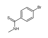 4-bromo-N-methylbenzenecarbothioamide结构式