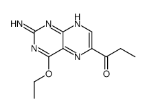 1-(2-amino-4-ethoxypteridin-6-yl)propan-1-one Structure