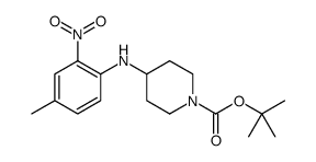 1-Piperidinecarboxylic acid, 4-[(4-methyl-2-nitrophenyl)amino]-, 1,1-dimethylethyl ester图片