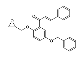 1-[2-(Oxiranylmethoxy)-5-(benzyloxy)phenyl]-3-phenyl-2-propen-1-one结构式