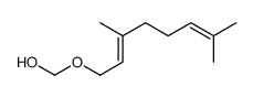 (E)-1-[(3,7-dimethyl-2,6-octadienyl)oxy]-1-methoxy,(E) Structure