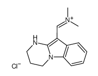 1,2,3,4-tetrahydropyrimido<1,2-a>indol-10-ylmethylenedimethyliminium chloride Structure