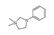 3,3-dimethyl-1-phenyl-1,3-azasilolidine Structure