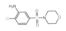 2-chloro-5-morpholin-4-ylsulfonylaniline Structure