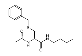 Ac-Cys(Bn)-NHBu Structure