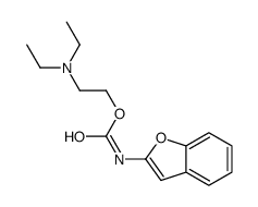 2-(diethylamino)ethyl N-(1-benzofuran-2-yl)carbamate Structure