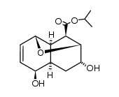 (+/-)-4t,6c-dihydroxy-(4ar,8ac)-1,4,4a,5,6,7,8,8a-octahydro-1t,7t-epoxido-naphthalene-8t-carboxylic acid isopropyl ester Structure