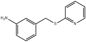 3-[(pyridin-2-ylsulfanyl)methyl]aniline structure