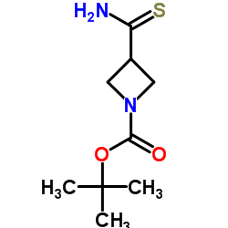 3-THIOCARBAMOYL-AZETIDINE-1-CARBOXYLIC ACID TERT-BUTYL ESTER Structure