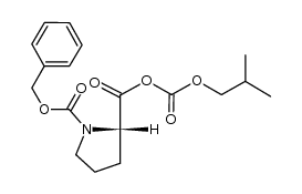 Z-Pro-O-COO-isoBu Structure